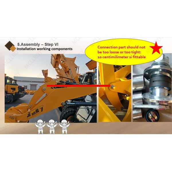 Compact 2.5 Ton Wheel Loader Bucket Capacities 1.2m3 Multi Plate Clutch