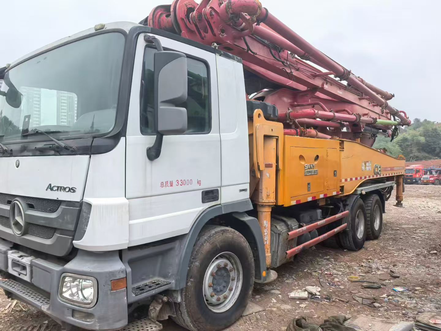 Buy cheap SANY 2014 47.5m Concrete Pump Truck (Mercedes-Benz Chassis) from wholesalers