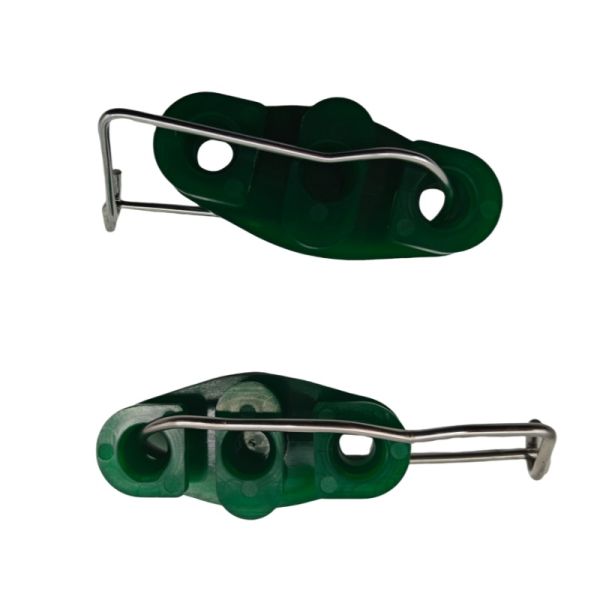 400 PCS XS-A10 S-Type Stainless Steel Cable Clamps for UV Resistant Nylon Drop Cable