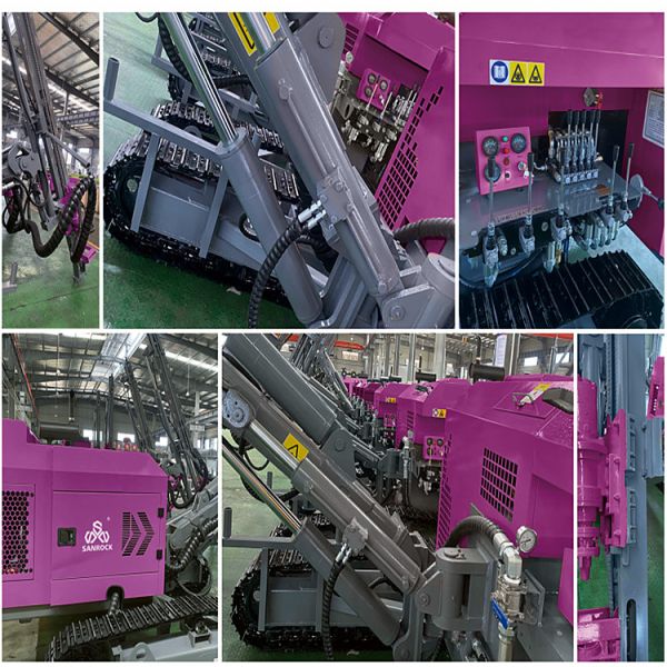 Hydraulic Blast Hole 30m Deep DTH Drilling Machine Mining Machinery Crawler Drilling Rig