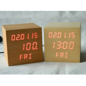 Buy cheap Square Shape Calendar Snooze Temperature Mulit Function Desktop Clock product