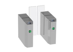 Buy cheap Acrylic Flap Pedestrian Full Height Sliding Turnstile ss304 product