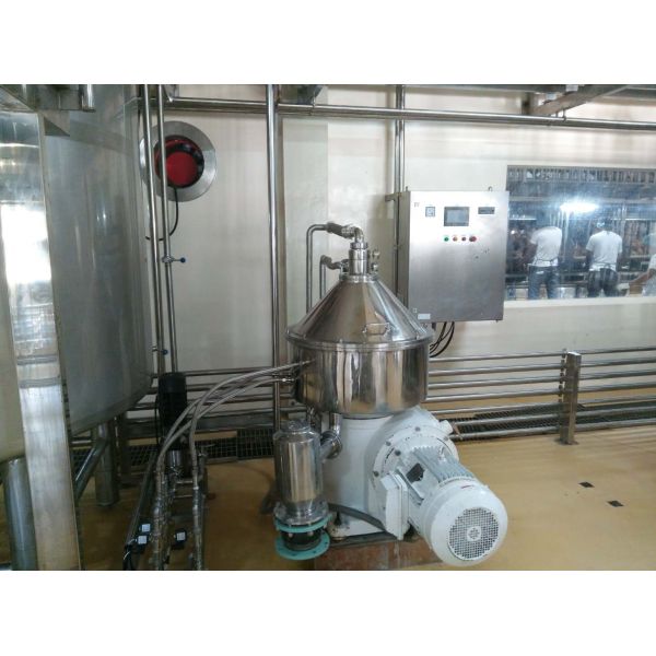 Automatic Control Coconut Water Purifying Food Centrifuge With Disc Bowl