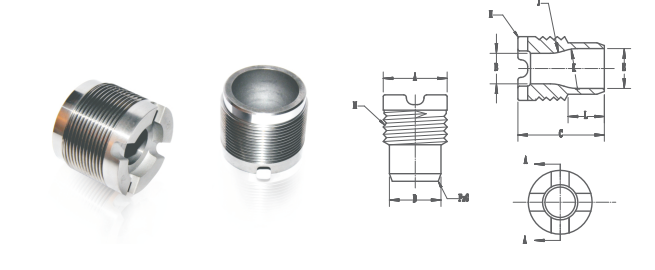 Tungsten Carbide Nozzle YG8 12.7mm Pore for PDC Drill Bits