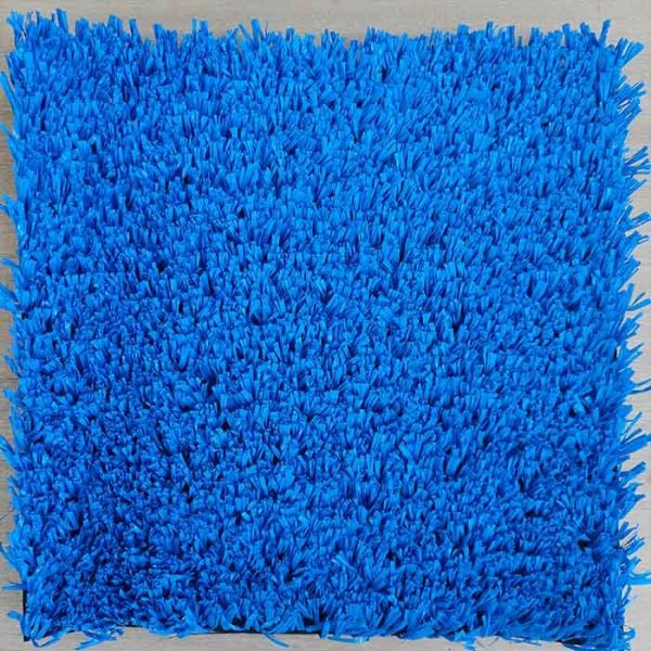 Multi Functional Tennis Artificial Turf Blue Color 25mm Synthetic Grass For Tennis Courts Or Other Sports Field