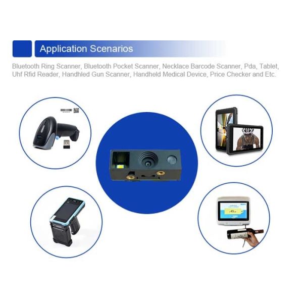 Arduino Raspibeery Pi Barcode Scanner Module Mini CMOS Laser 650nm 1D 2D