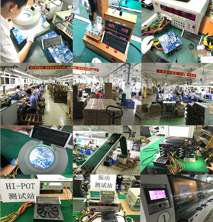 power supply 12v Input Voltage 110-220V Output Current 130A PC main desktop power supply 1600W silent energy for computer case