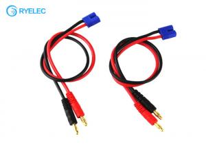 China Durable Custom Cable Assemblies EC3 Male To 4mm Banana Charger Splitter Cable on sale