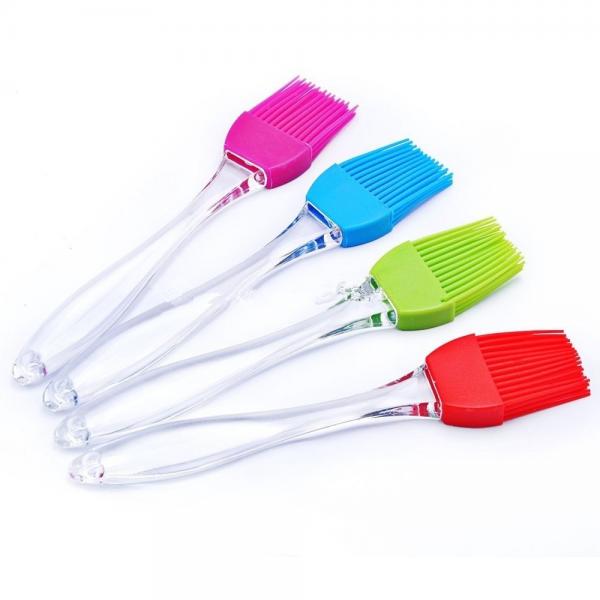 Quality Colorful Silicone Baking Set /  Heat Resistant Silicone Barbecue Brush OEM for sale