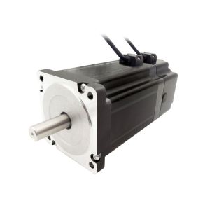Buy cheap NEMA34 size 86mm Stepper motors with permanent magnet brake motor torque 8.5N.m(1215oz-in) shaft diameter 12.7/14mm 6.0A product