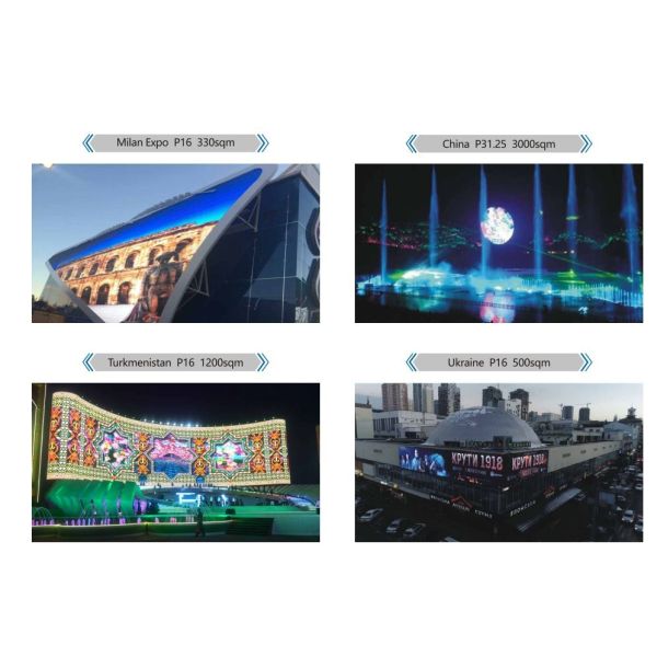 Network Control Transparent LED Display Screen High Technology Energy Saving