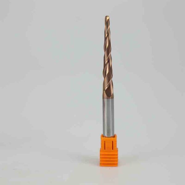 55 Degree Wolfram Steel CNC Router Bits Customizable OEM Spherical Milling Cutter Metal Alloy Tapered Ball Nose End Mill