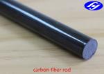 Round Rod Carbon Composite Material , Matte / Glossy Pultrusion CFRP Carbon