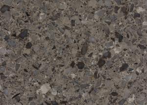Buy cheap Grey Crystal Artificial Quartz Kitchen Worktops Acid Resistant NSF Certificate product
