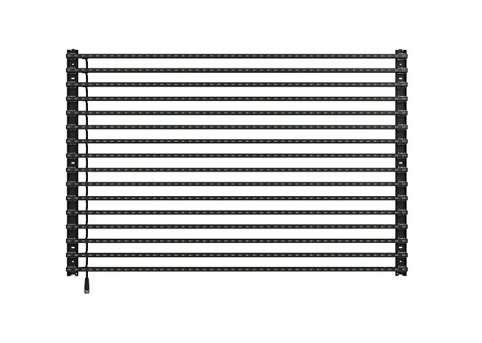 Buy cheap Outdoor Flexible Led See Through Screen HD Full Color 7200CD/Sqm product