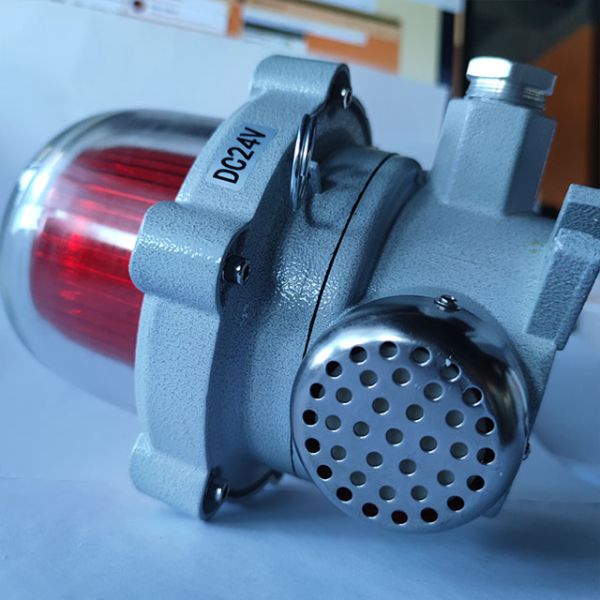 125dB LED Explosion Proof Warning Light With Siren Zone 0 Large Decibel