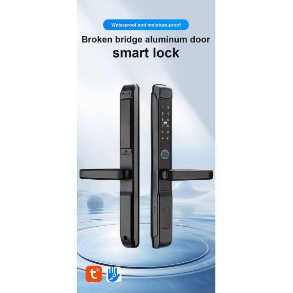 Aluminum Thermal Break Door Lock with Intelligent Fingerprint Unlocking