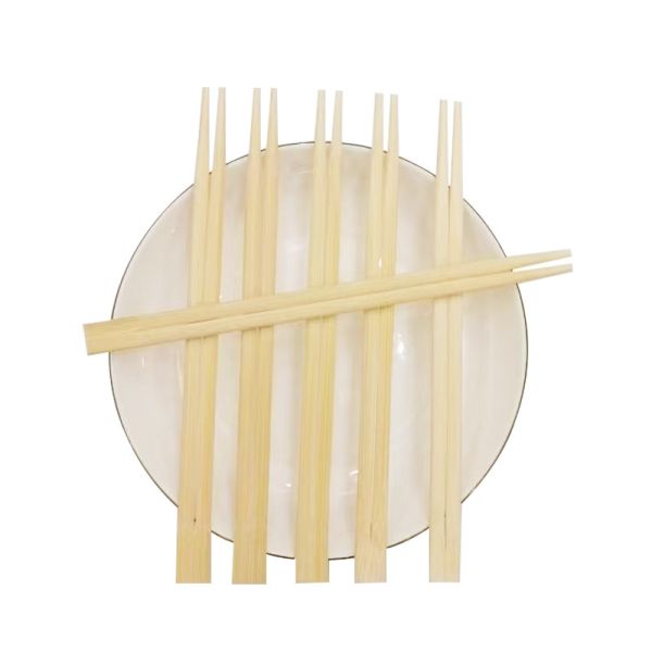 Bamboo Twin Chopsticks 100% Natural Color Disposable Japanese Sushi with Polished Finishing
