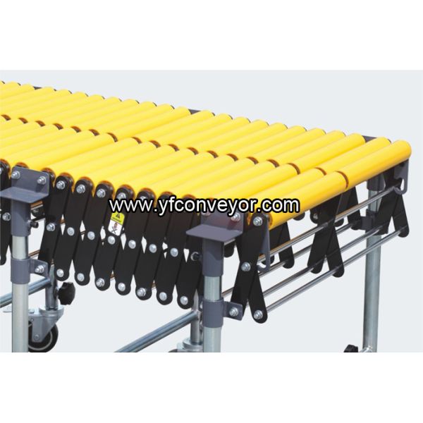 Expandable & Collapsible Plastic Double Roller Conveyor,Telescopic Gravity Twin Roller Conveyors