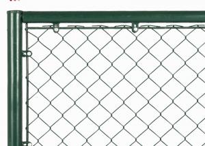 Buy cheap 12 Feet Green PVC Chain Link Fence 45x45mm Diamand Hole product