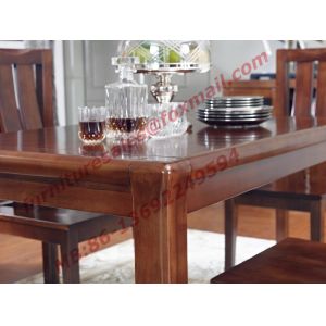 Rectangular Table made by Solid Wooden in Dining Room Set