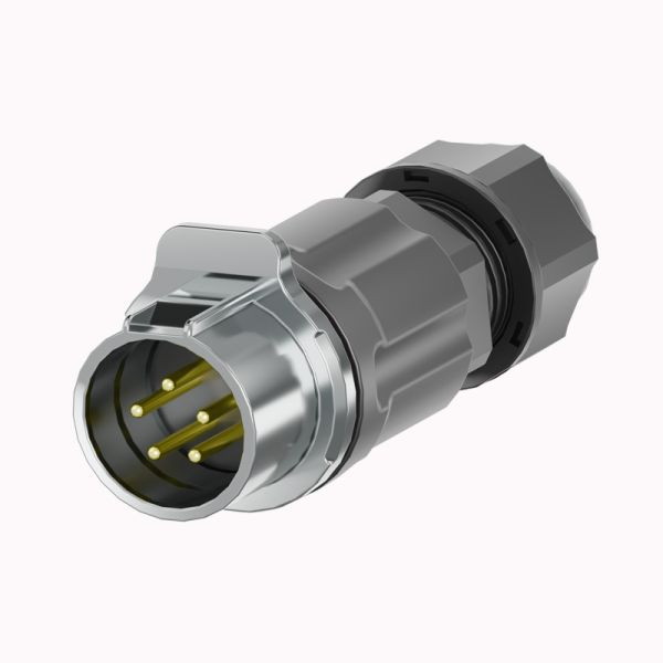 250V Operating Voltage IP68 Waterproof Cable Connector with 32A Max Current Rating for Secure Electrical Connections
