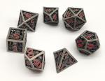 Wear Resistant Resin Polyhedral Dice set Practical For Collection
