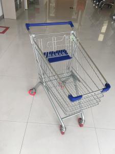 Buy cheap Steel Supermarket Grocery Shopping Cart With Zinc Plating Clear Powder Coating product