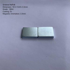 ISO9000 Permanent N38 NdFeB Magnet Sintered Generator Neodymium Magnet