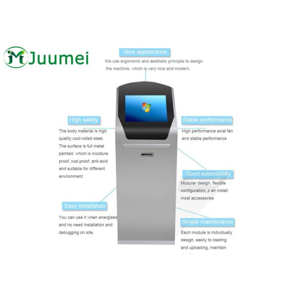 Kiosk Queue Management Equipment , Simple Queue Number Machine