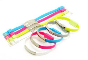 Buy cheap 20cm Wrist Band USB cable line, Micro 5 pin USB Data Charging line for Iphone product