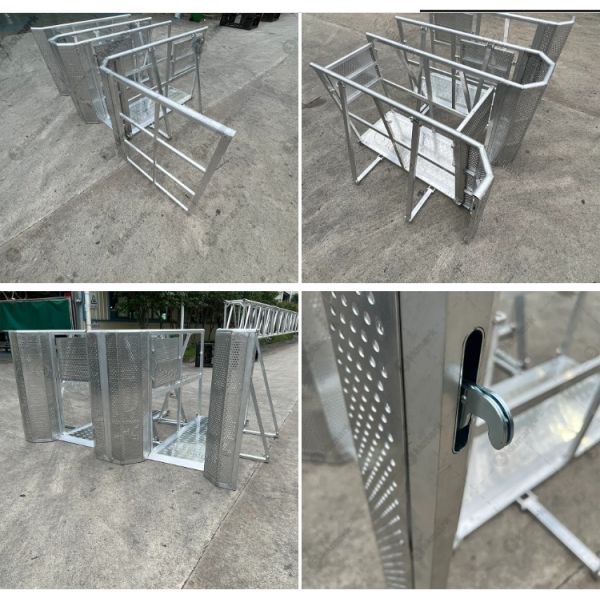 1.5M Portable Concert Crowd Control Barrier Safely Line Up Modular System