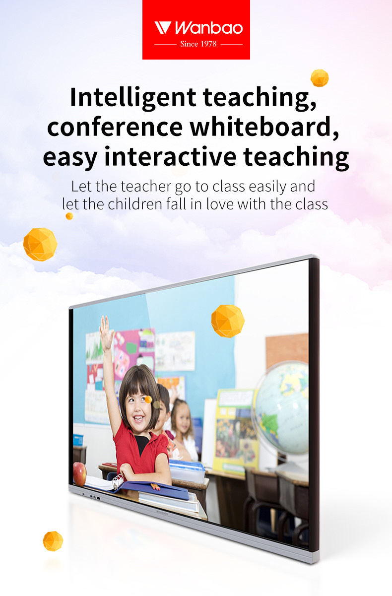Big Screen Interactive Display Panel All In One 50 Inches Windows I5 4g 128g SSD