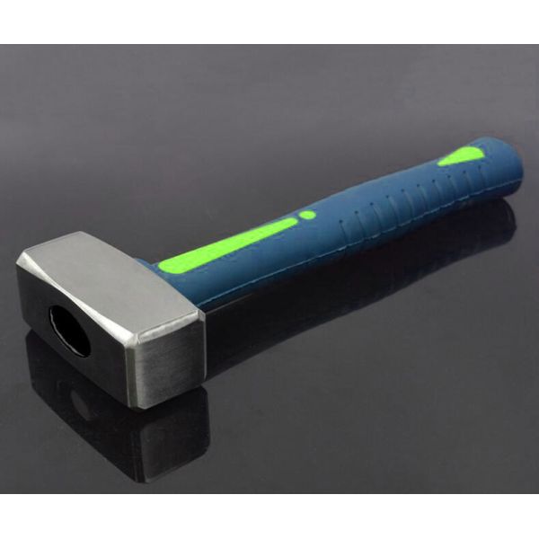 Stoning Hammer (XL0065), grade A polishing surface, TPR handle, durable and good price hand construction tools