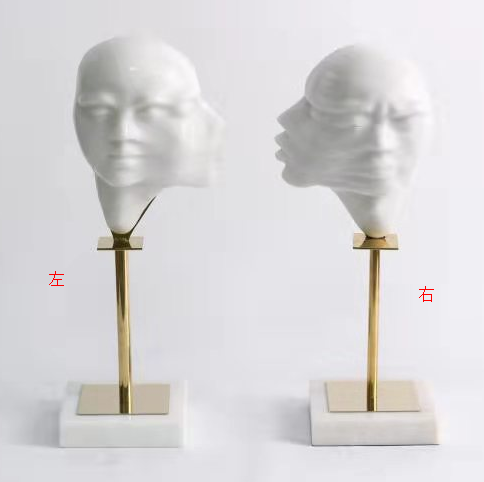 Creative Arts and Crafts Turtle Shell Decorative Crafts Unique Face Head Arts for Decoration