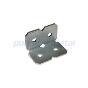 Buy cheap ISO Approved Construction Hardware , 25mm Building Framing Hardware Angle Brackets product