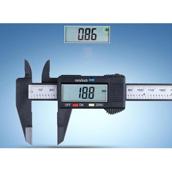 6 Inch Plastic Vernier Caliper 150mm Electronic Digital Caliper Gauge Micrometer Measuring Tool Digital Ruler
