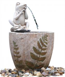 Buy cheap Medium Nude Frog Resin Water Fountain / Resin Garden Water Features mini water fountain decorative water fountain product