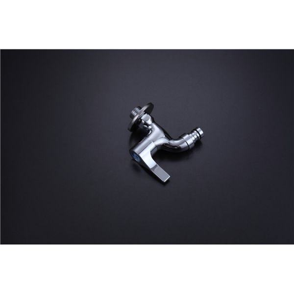 Custom Water Faucet For Washing Machine , Wall Mounted Stainless Steel Laundry Faucet