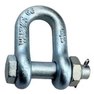 Buy cheap Electric galvanized Screw Pin Anchor Shackle Drop Forged Bolt Type Chain Shackle 85T product