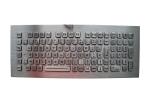 Embedded Rugged Backlit USB Keyboard IP67 Kiosk Stainless Steel Industrial