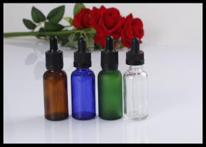 China Liquid Medicine Essential Oil Glass Bottles 30ml Non - Toxic Material Long Lifespan on sale