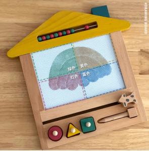 Buy cheap Kids Painting Wooden Educational Toys Retro Painting Board product