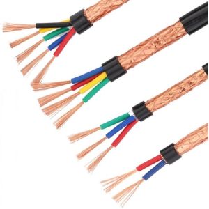 Buy cheap Flameproof Control Power Cable RVVP Copper Wire Braided Shield product