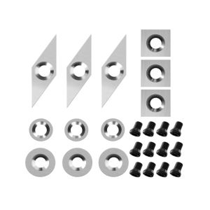 Buy cheap 12 Pieces Carbide Cutter Inserts Set For Wood Lathe Turning Tools With Screws product