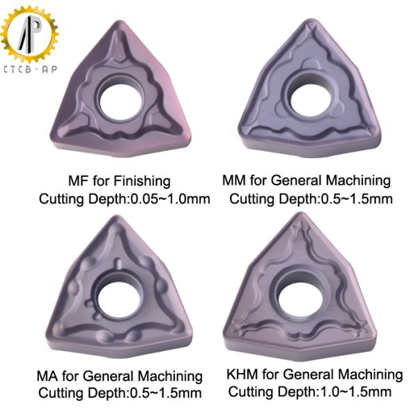 Stainless Steel Hard Turning Inserts WNMG0804 With Professional Chip Breaker Design