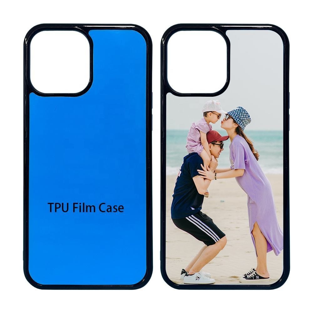 Custom DIY Printing 2D TPU Silicone Sublimation Soft Cell Phone Case With Printable PET Film Sheet For Iphone 13 12
