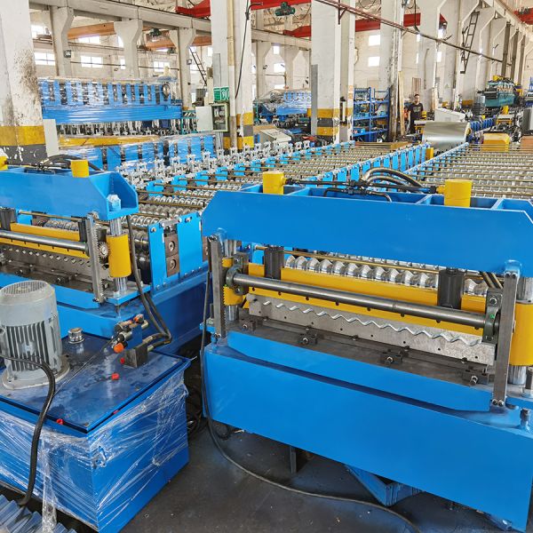 Metal Tile Roof Sheet Roll Forming Machine PBR Panel