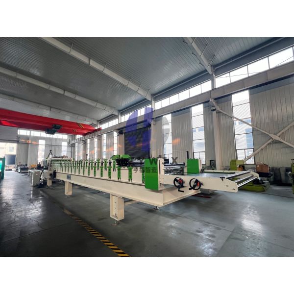 Automatic PLC Controlled C8 C21 Double Layer Roof Forming Machine 350H Steel Frame