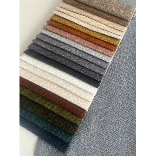 100% Polyester Velvet Sofa Fabric 340gsm 142cm Width